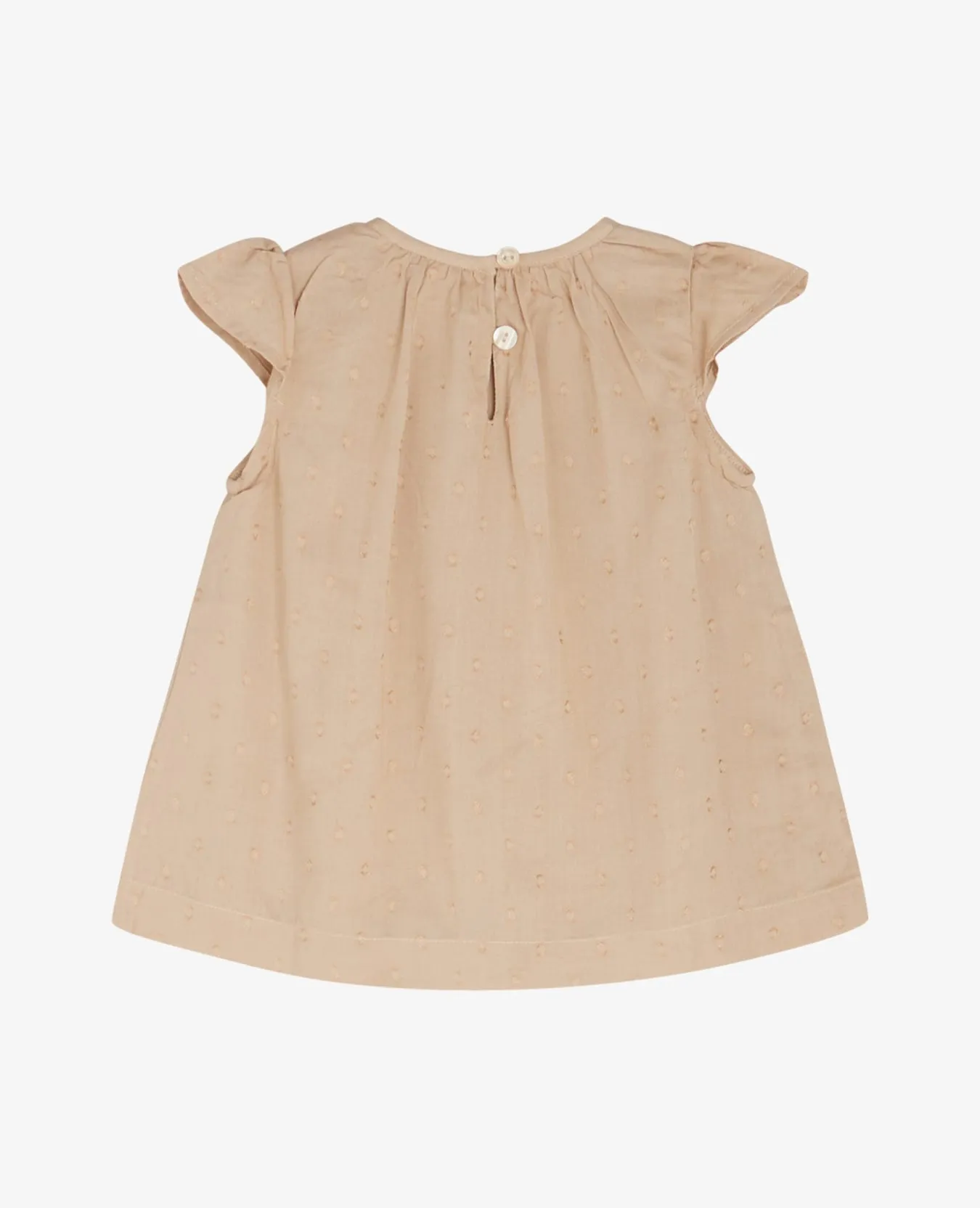 BABY STRUCTURED DOT DRESS