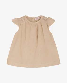 BABY STRUCTURED DOT DRESS