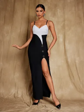 Bayou Spaghetti Bandage Maxi Dress