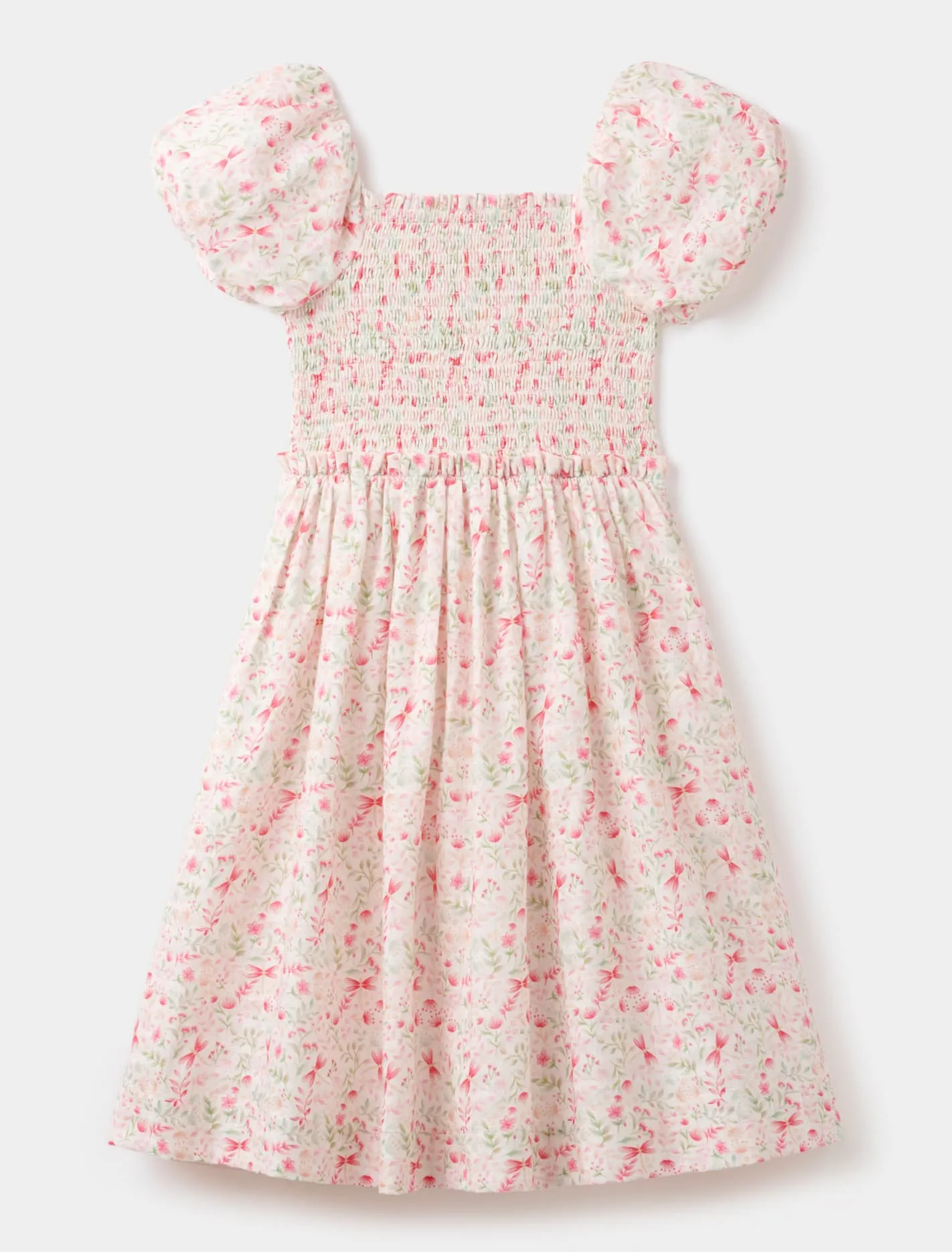Bianca Shirred Girls Dress