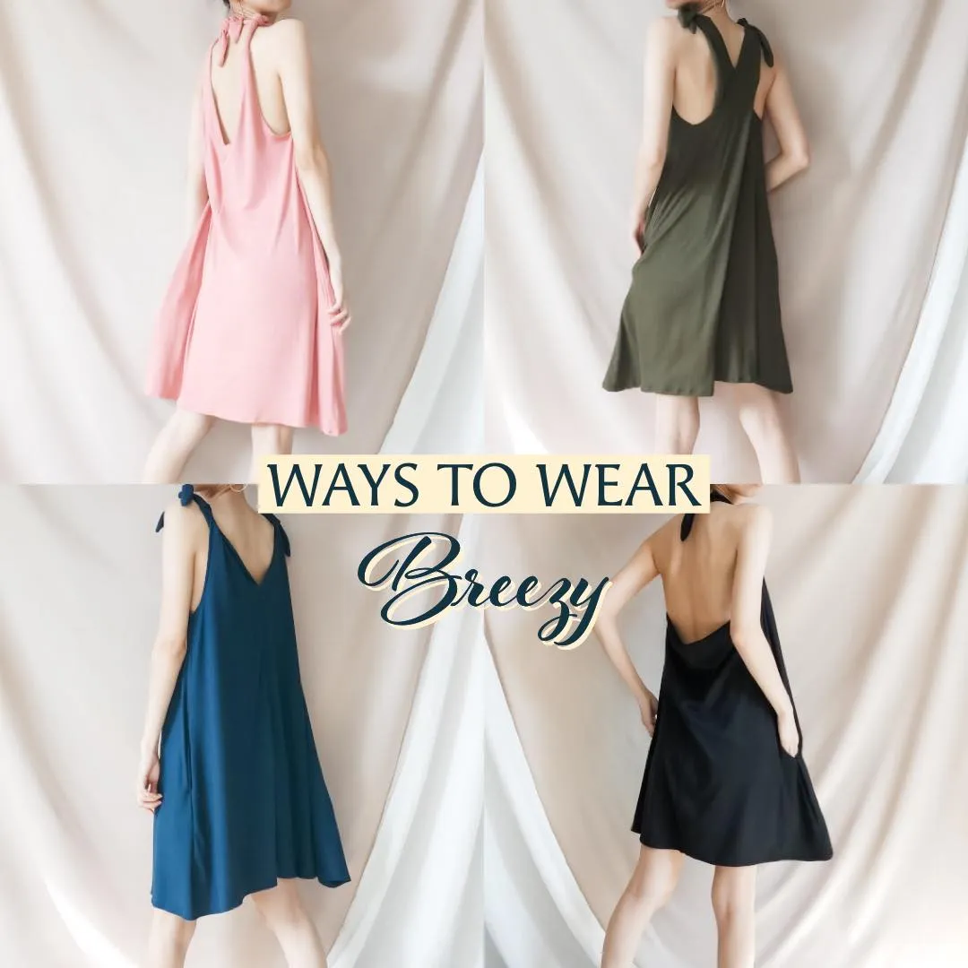 BREEZY  Multiway Soft Ribbed Dress