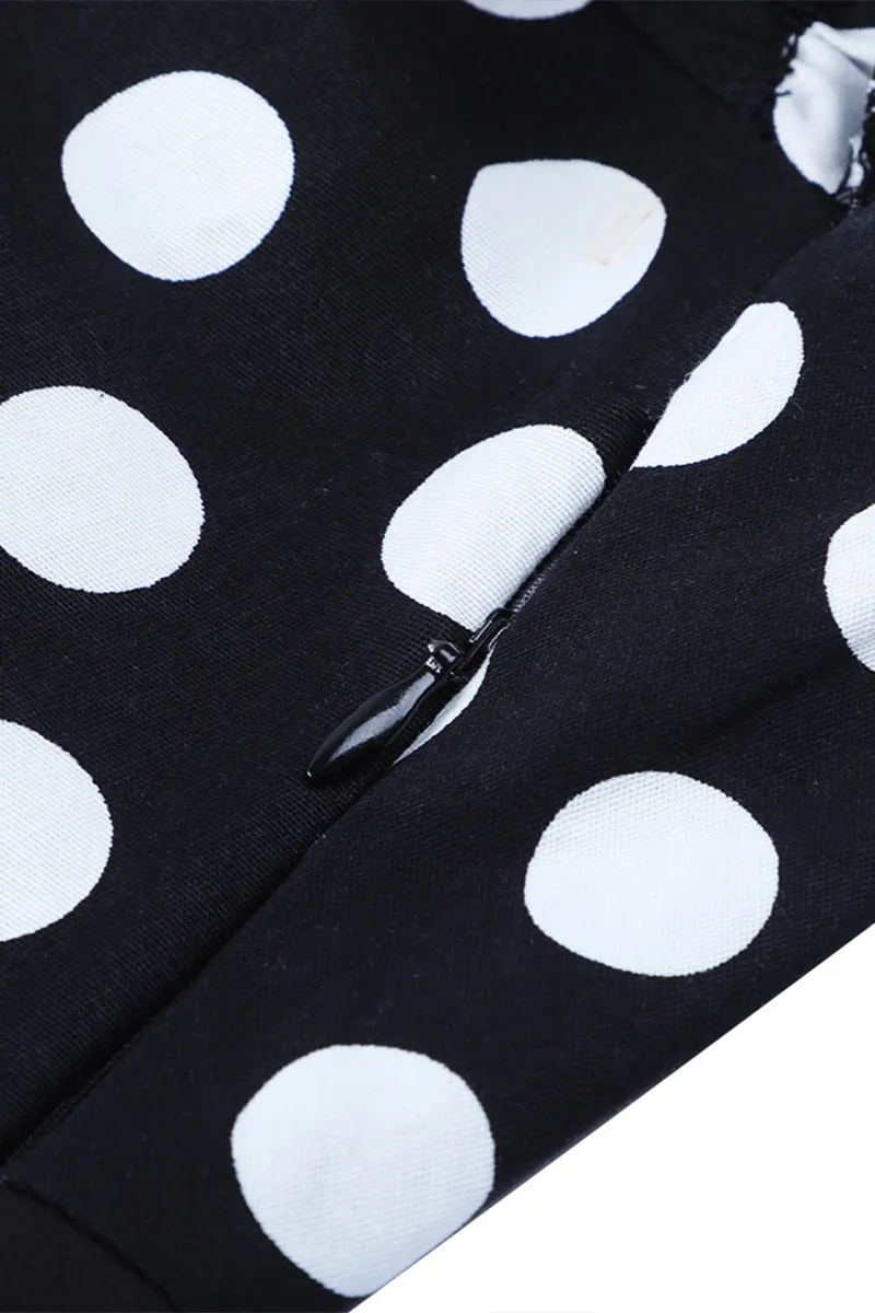 BT3151 Polka Dots Midi Dress