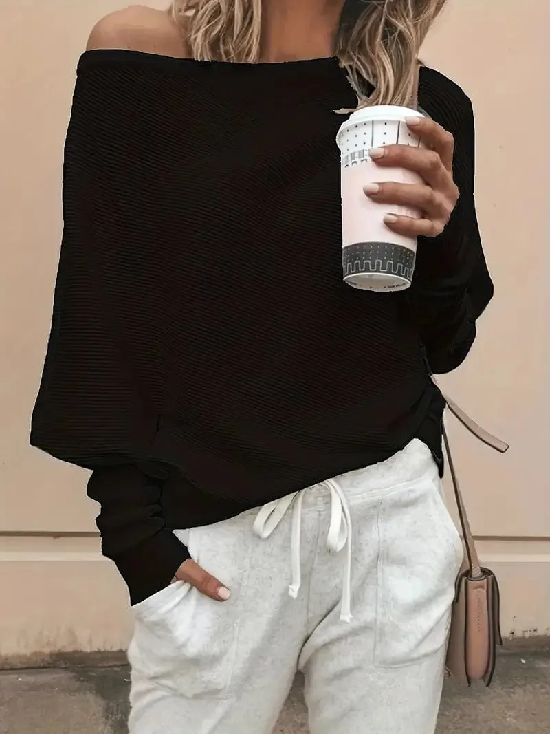 Casual One Shoulder Top