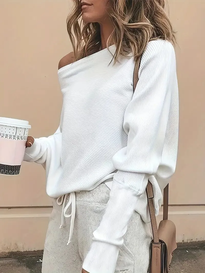 Casual One Shoulder Top