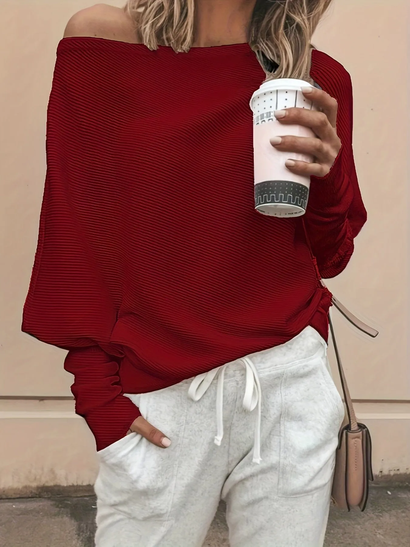Casual One Shoulder Top
