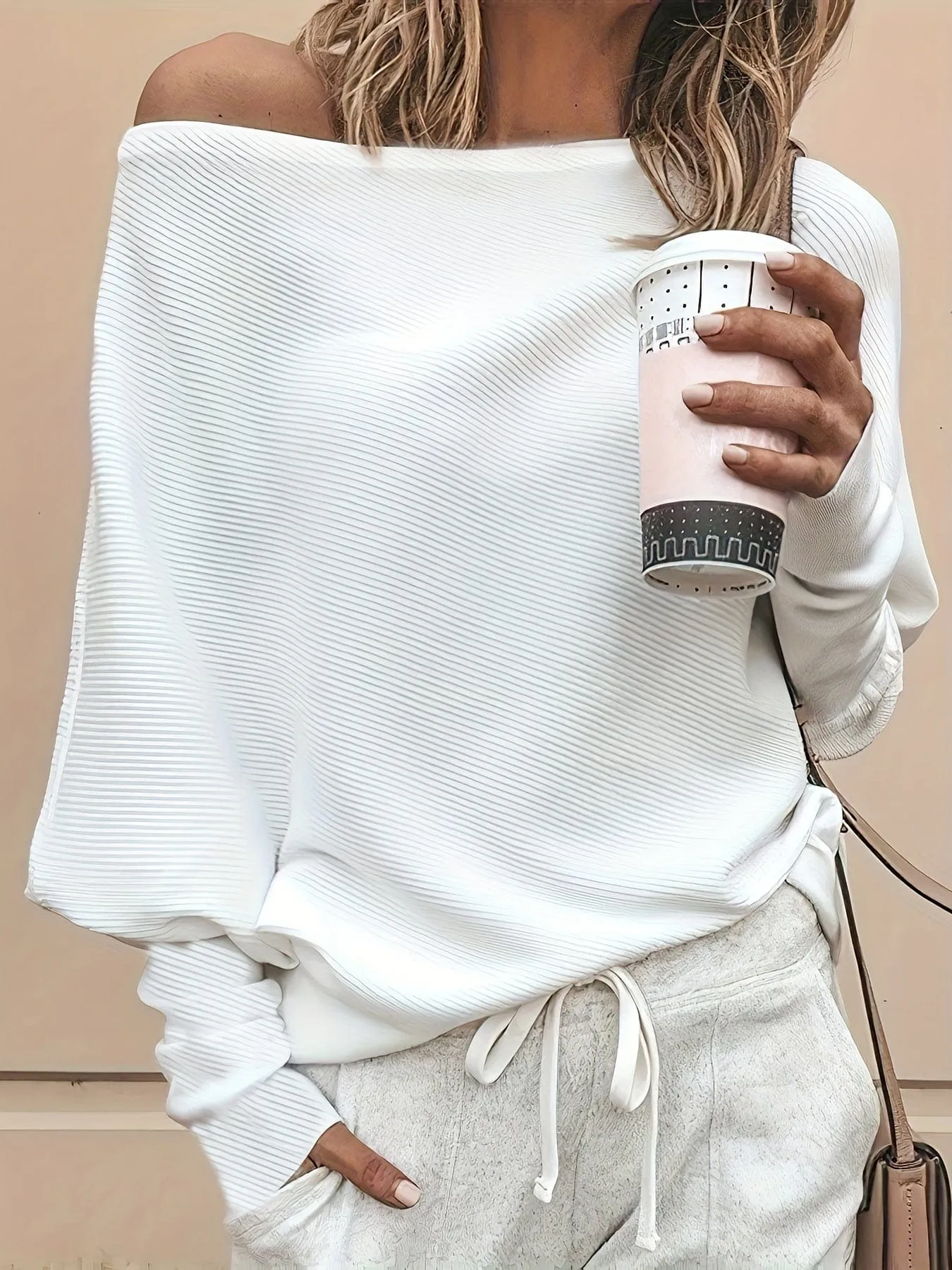 Casual One Shoulder Top