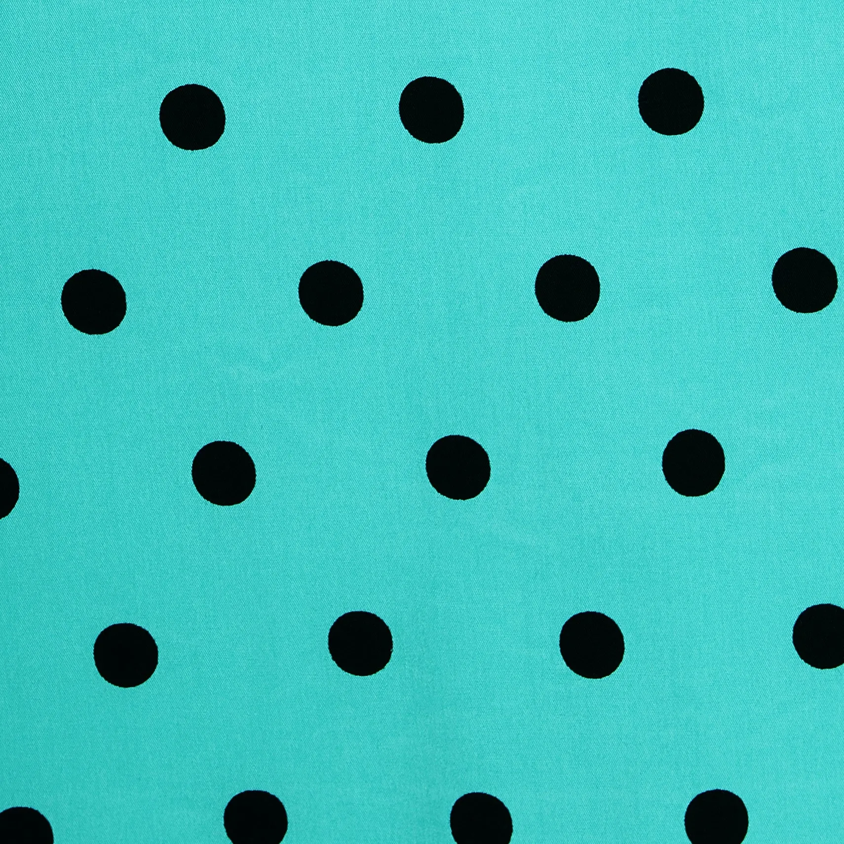 Claudia Flirty Fifties Style Polka Dot Dress Turquoise & Black
