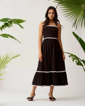 Coastal Breeze Lace Overlay Dress