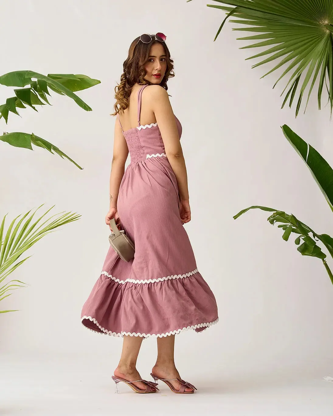 Coastal Breeze Lace Overlay Dress