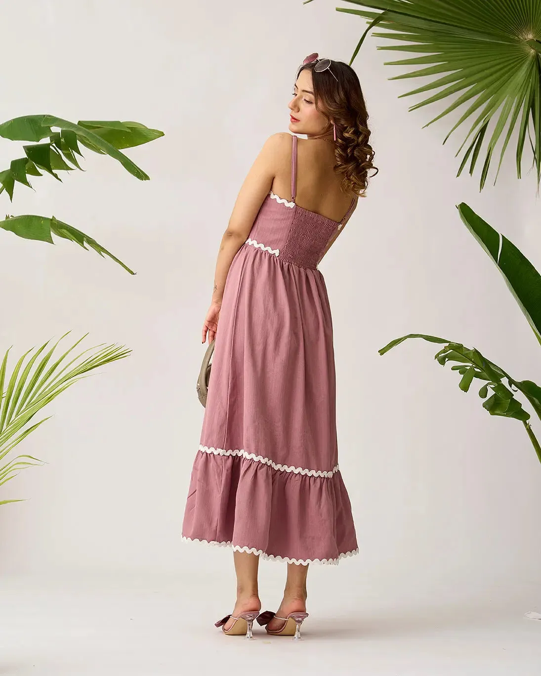 Coastal Breeze Lace Overlay Dress