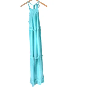 Cool Summer Azura Tie-Back Ruffle Maxi Sundress