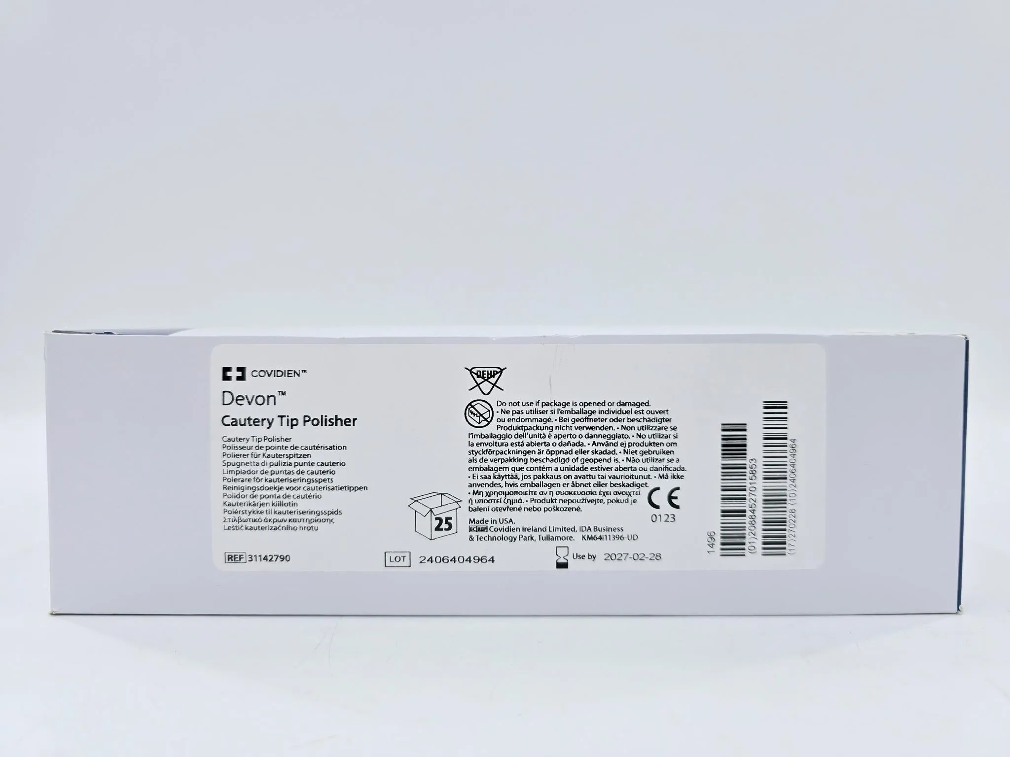 Covidien 31142790 Devon Cautery Tip Polisher Box Of 25