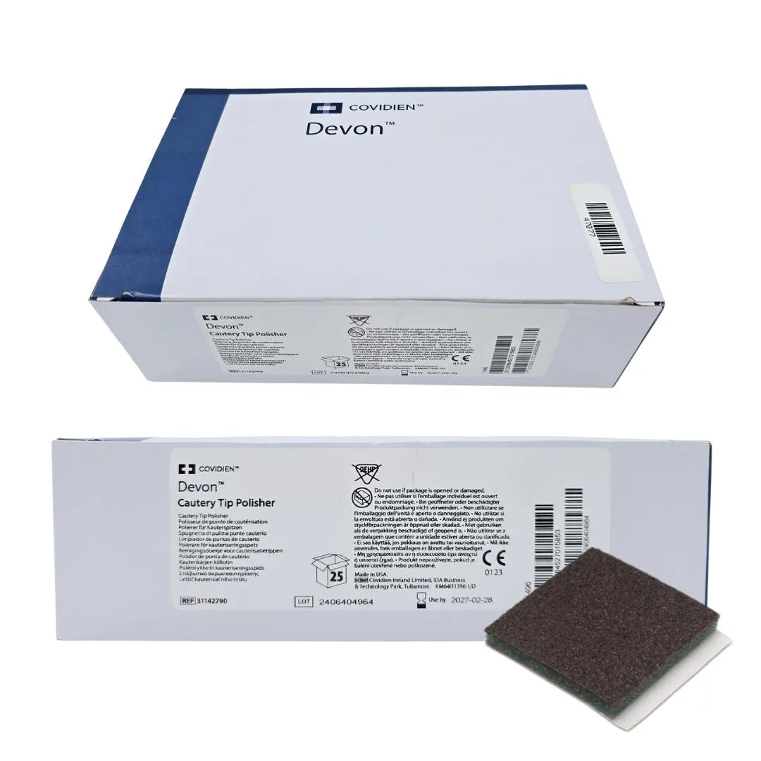 Covidien 31142790 Devon Cautery Tip Polisher Box Of 25
