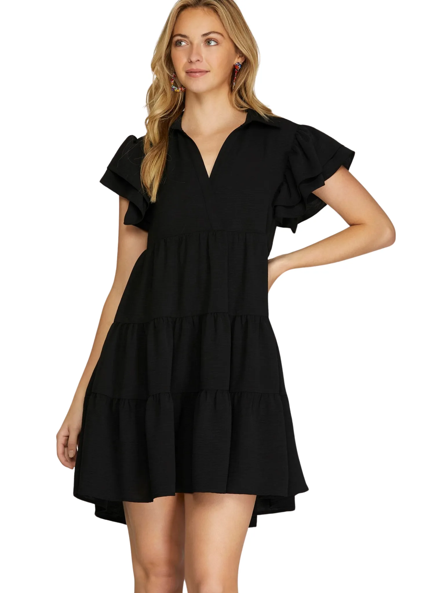 Curvy Miss Me Too Tiered Dress