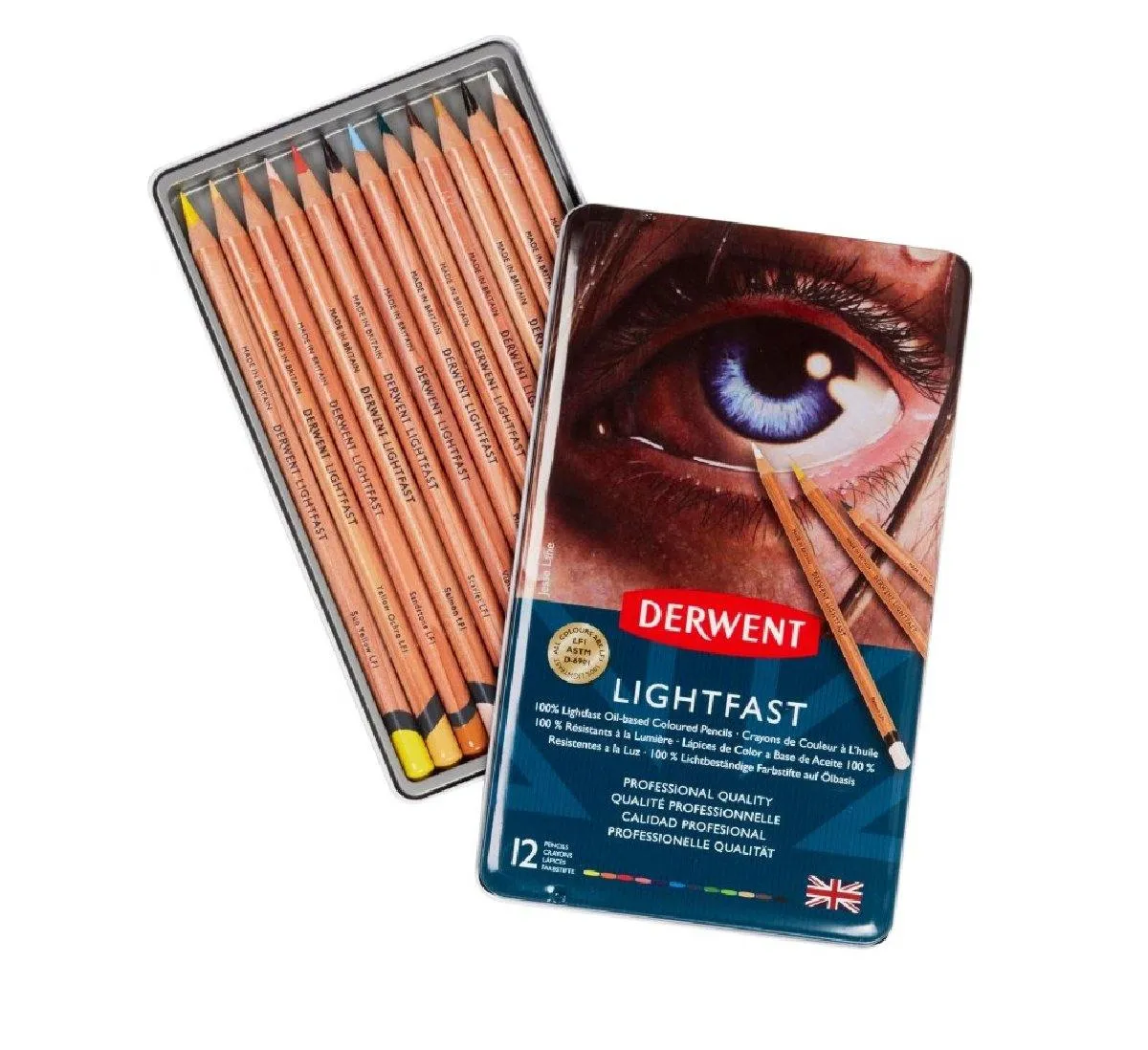 Derwent Professional 100% Lightfast Oil-based Colour Pencil Sets