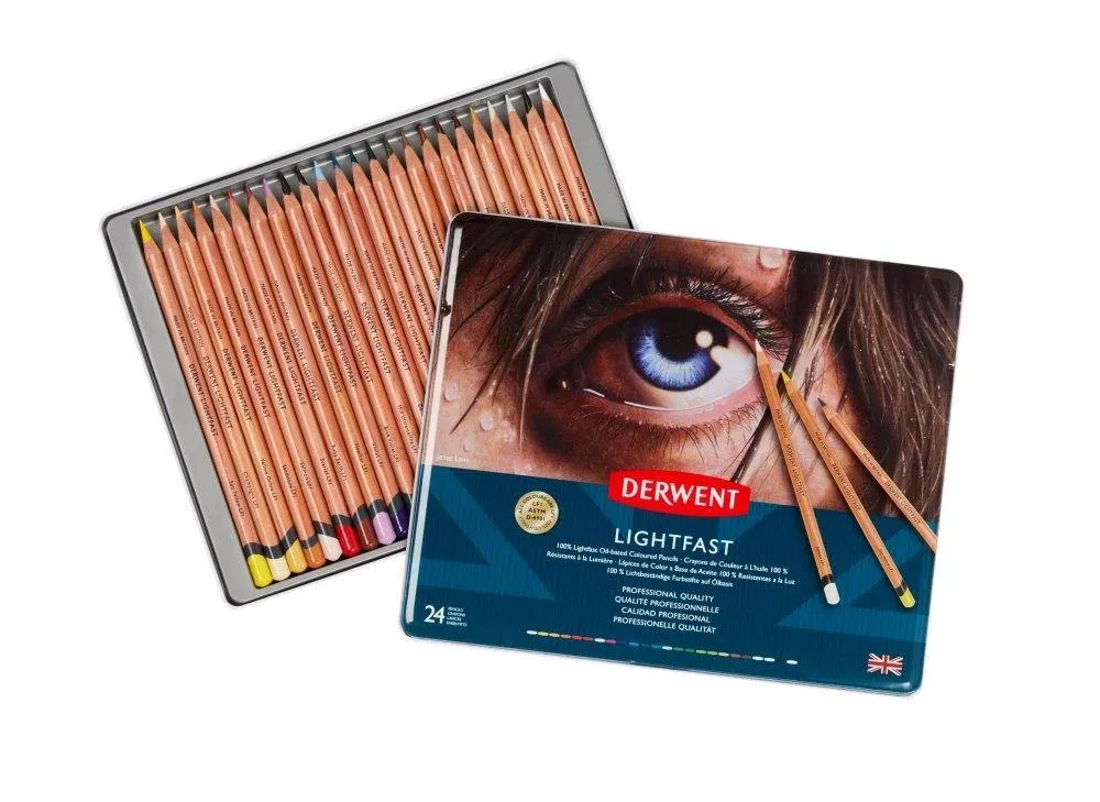 Derwent Professional 100% Lightfast Oil-based Colour Pencil Sets