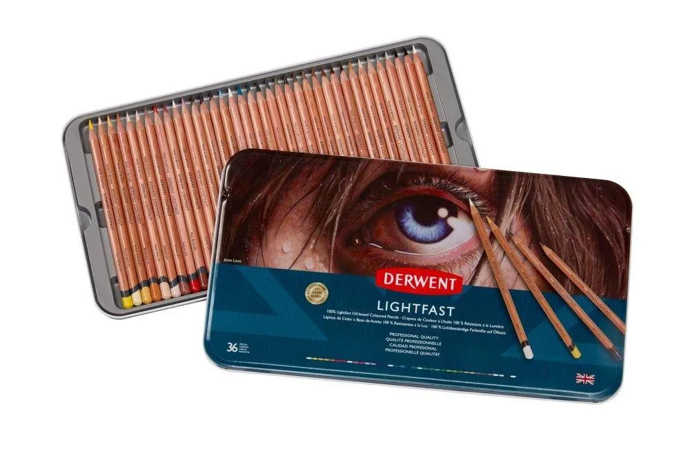 Derwent Professional 100% Lightfast Oil-based Colour Pencil Sets