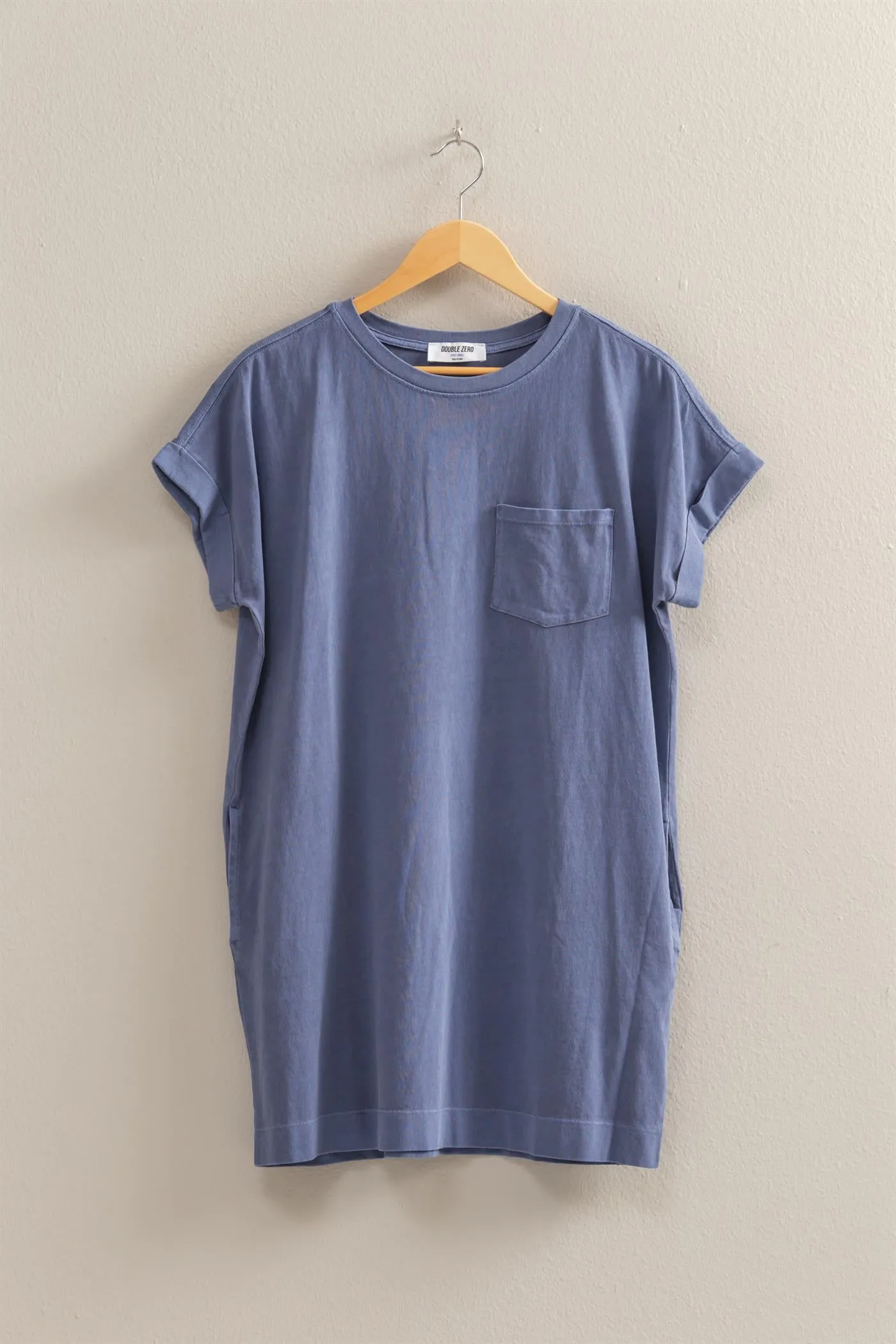 DZ25A916-Unwind In Style T Shirt Mini Dress