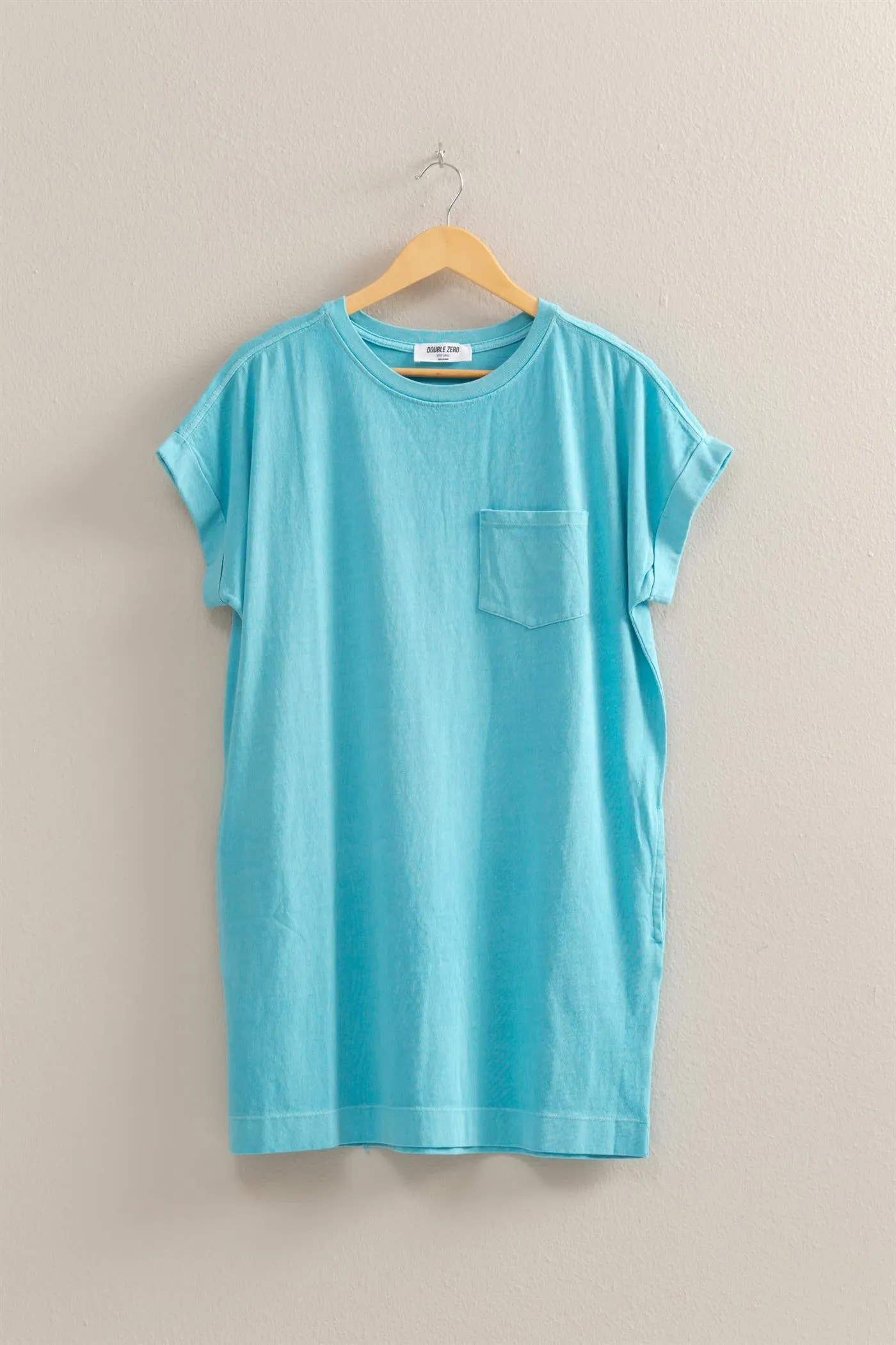 DZ25A916-Unwind In Style T Shirt Mini Dress