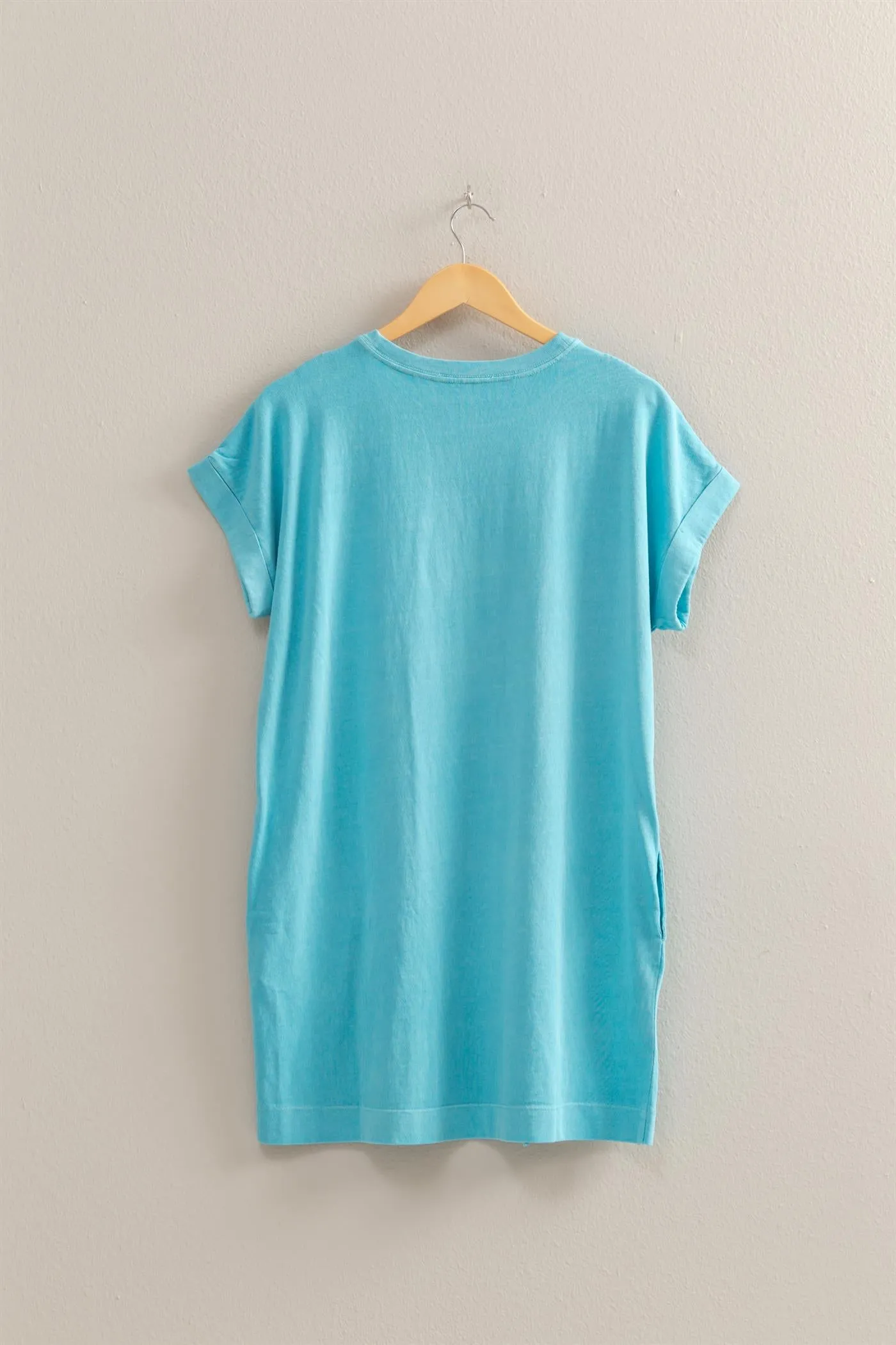 DZ25A916-Unwind In Style T Shirt Mini Dress