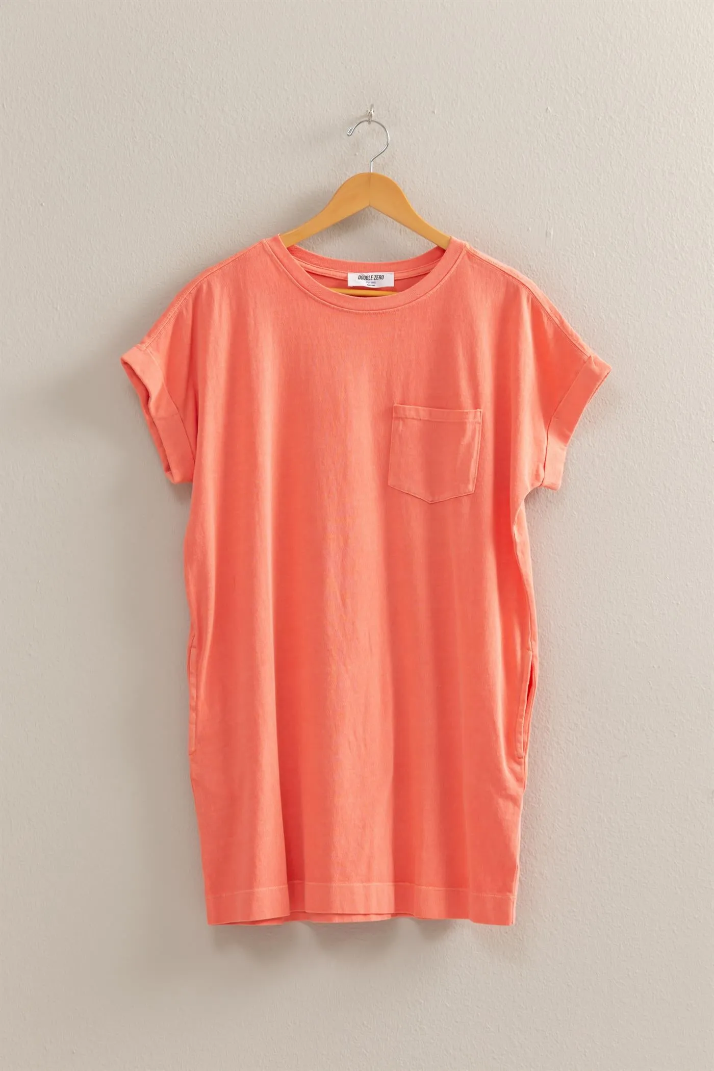 DZ25A916-Unwind In Style T Shirt Mini Dress