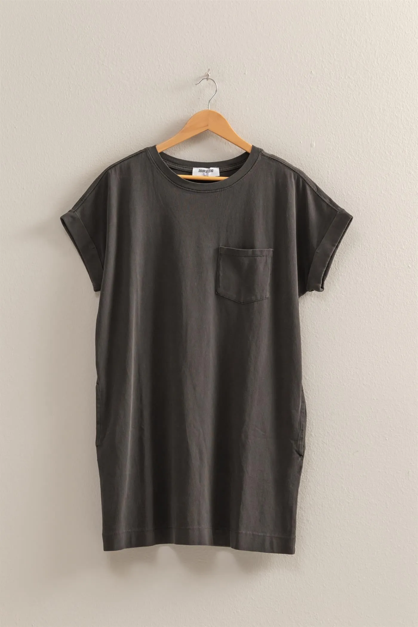 DZ25A916-Unwind In Style T Shirt Mini Dress