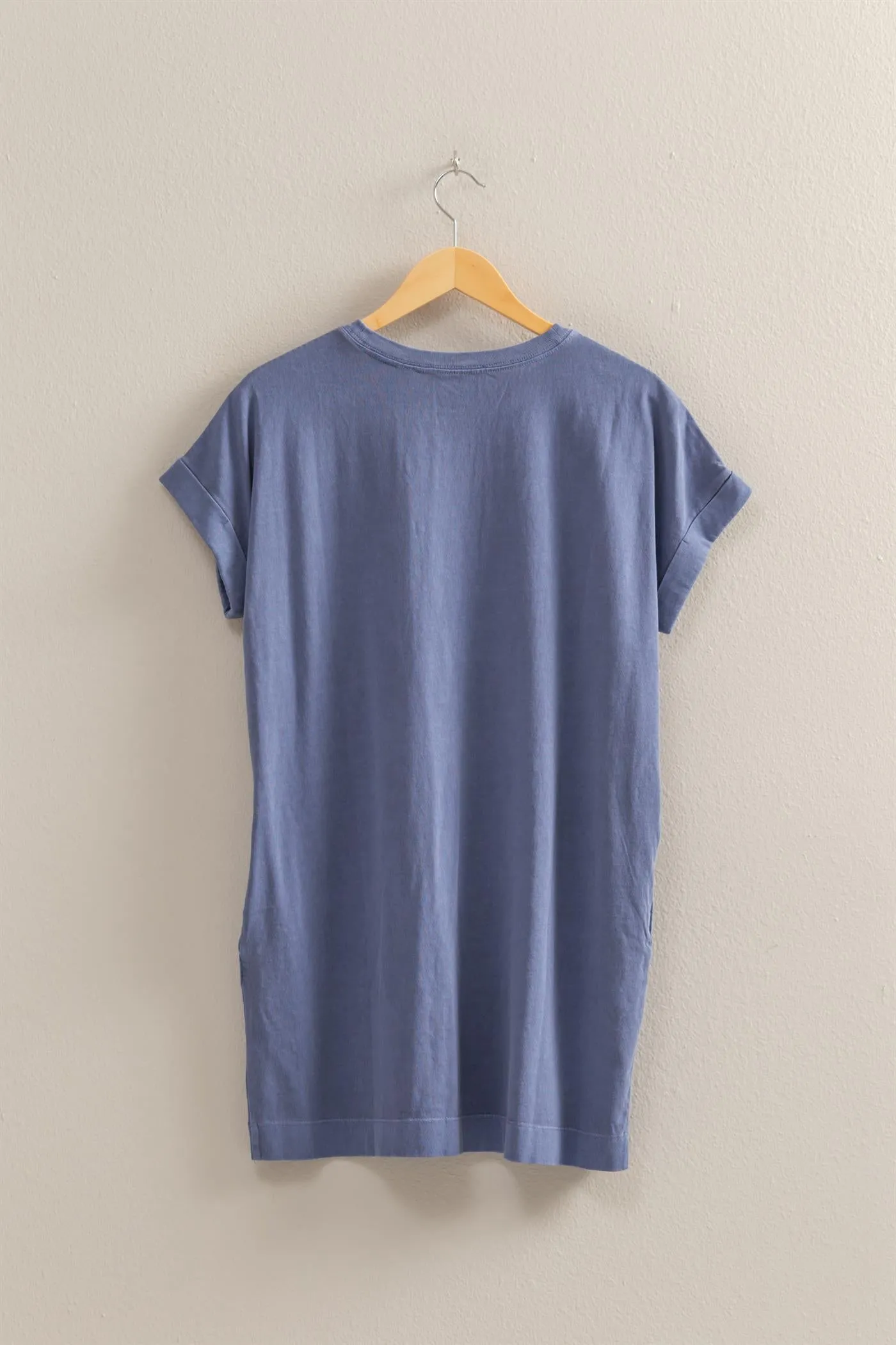 DZ25A916-Unwind In Style T Shirt Mini Dress