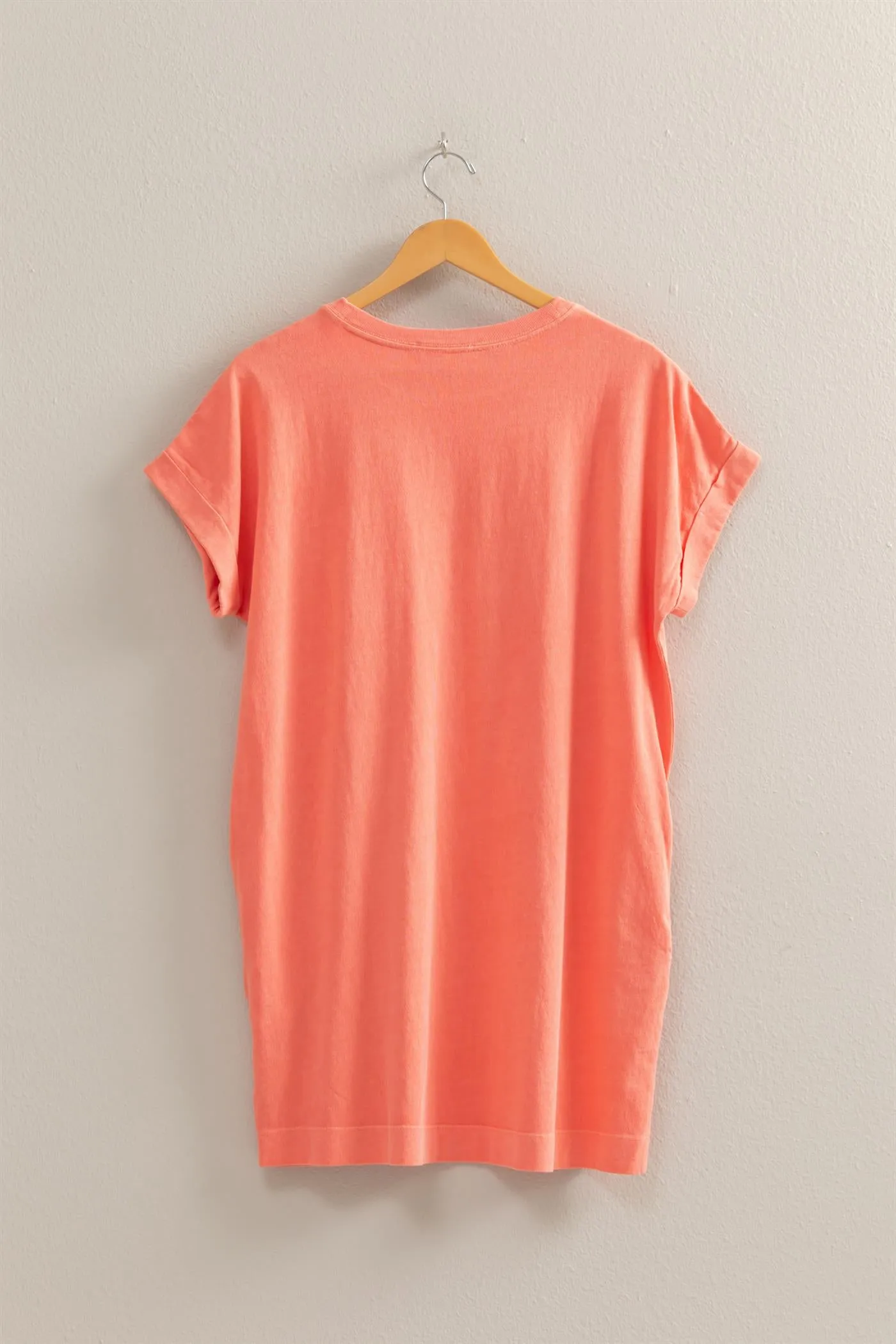 DZ25A916-Unwind In Style T Shirt Mini Dress