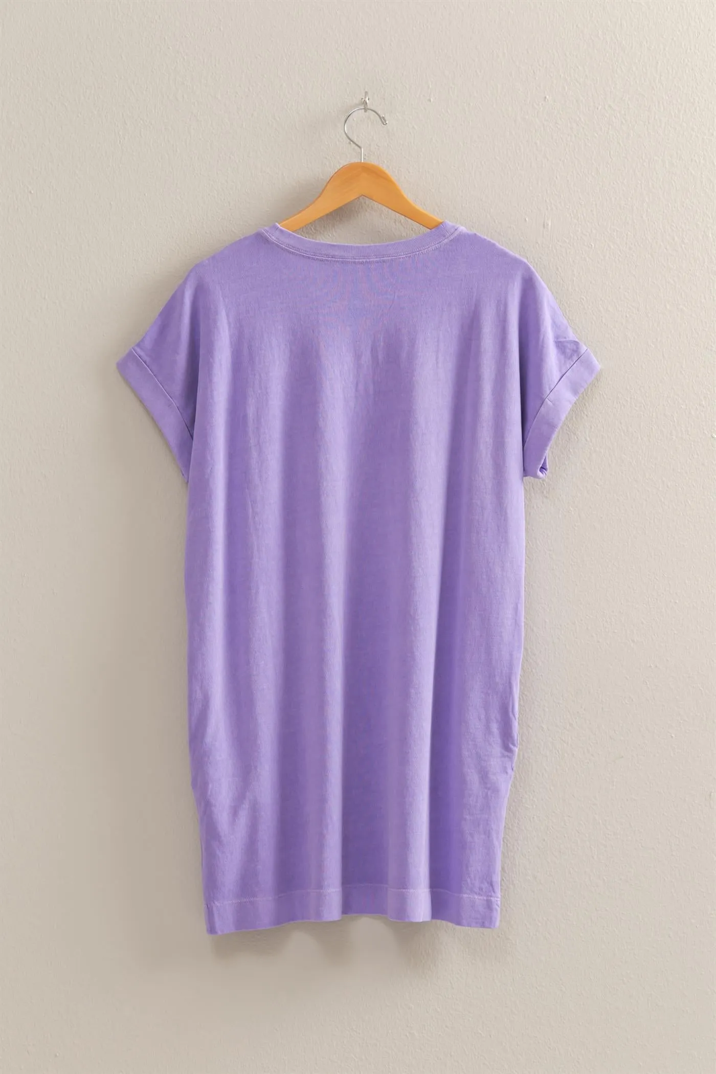 DZ25A916-Unwind In Style T Shirt Mini Dress