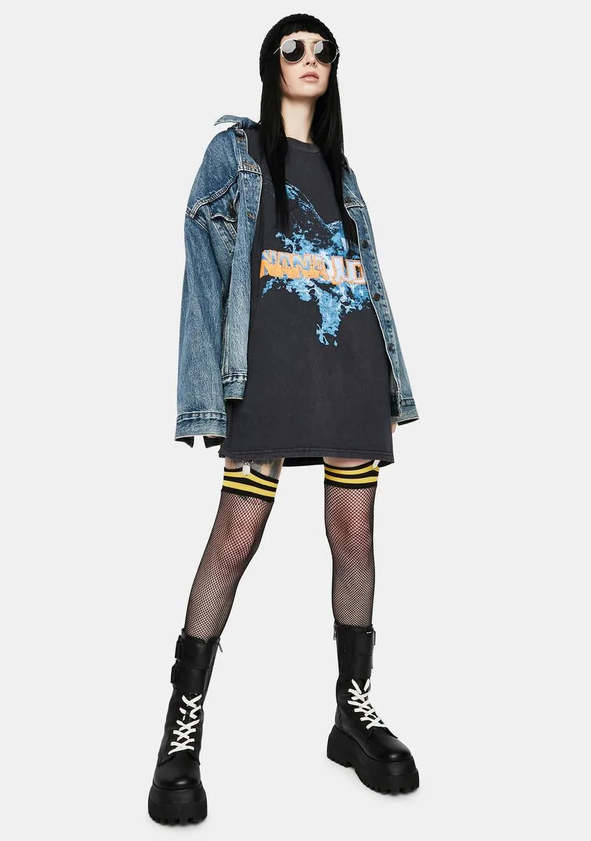 Fly High Graphic Tee Dress
