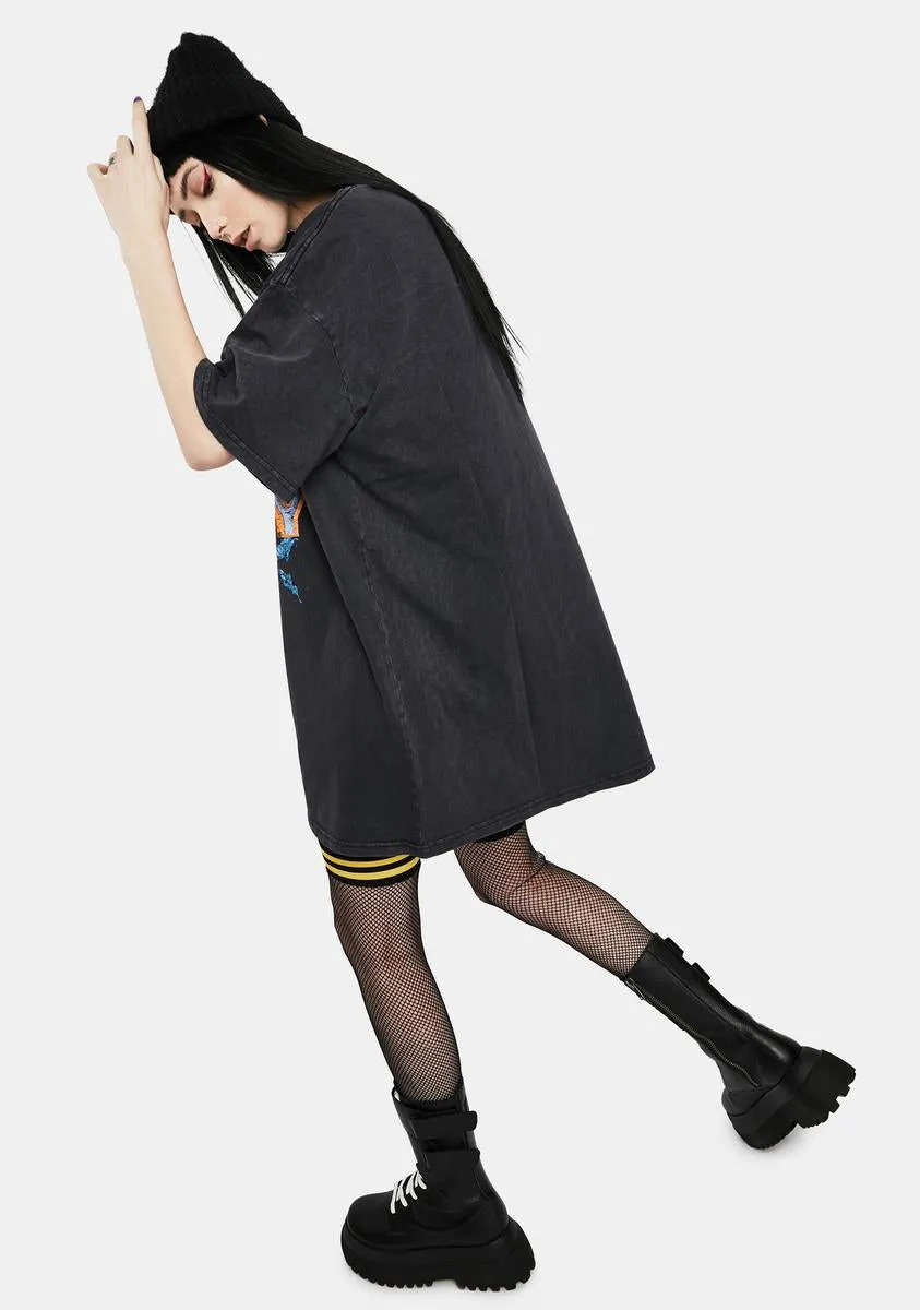 Fly High Graphic Tee Dress