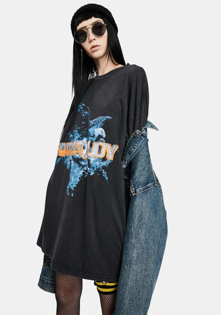 Fly High Graphic Tee Dress