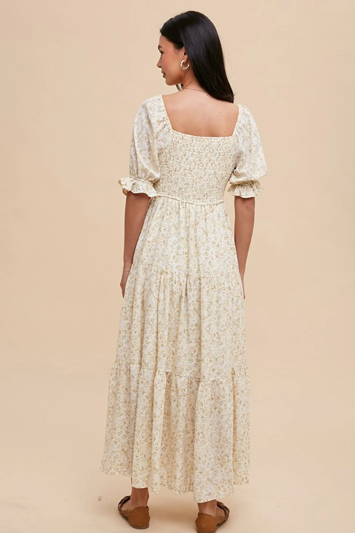 Garden Party Tiered Floral Dress