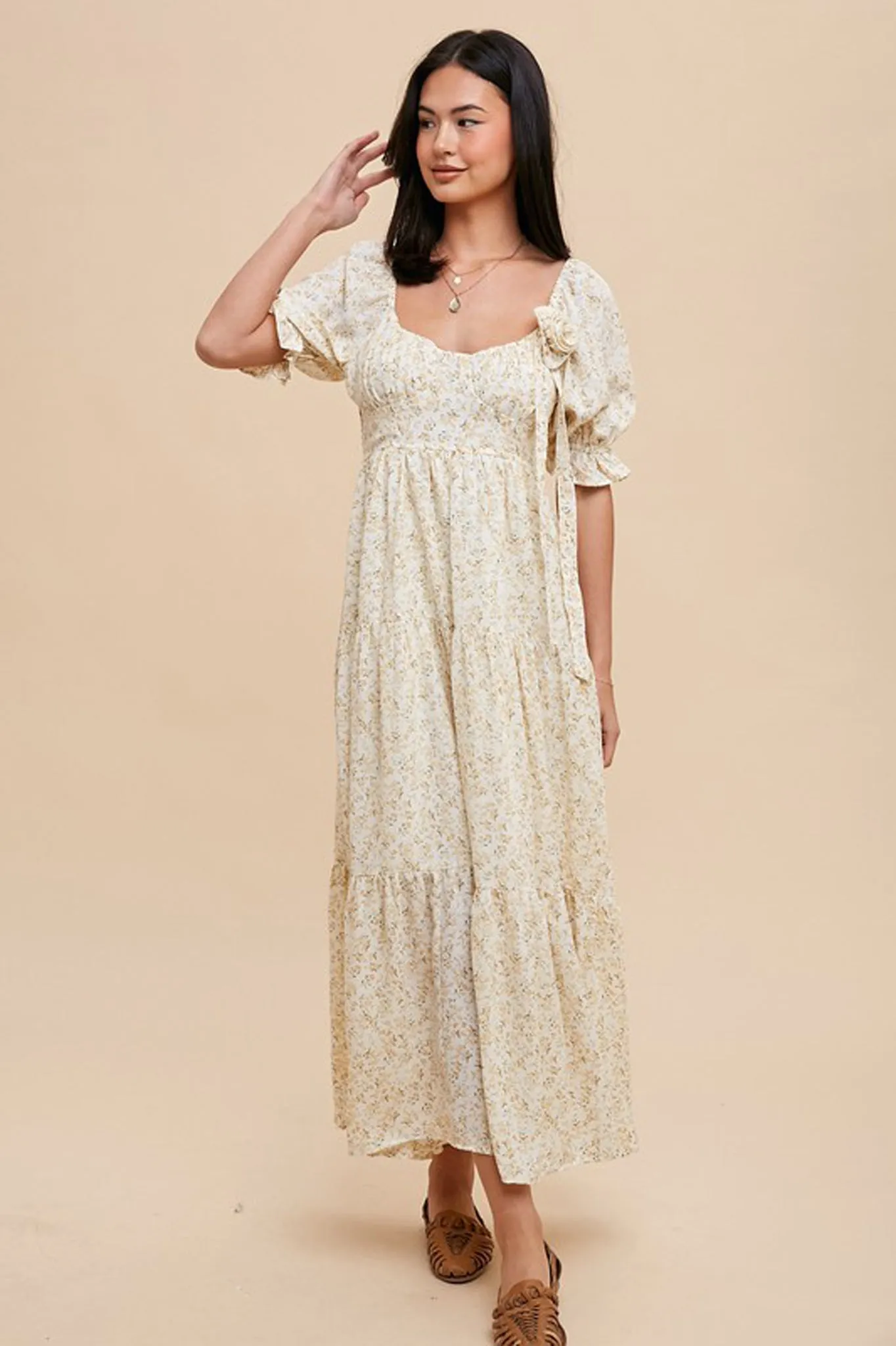 Garden Party Tiered Floral Dress