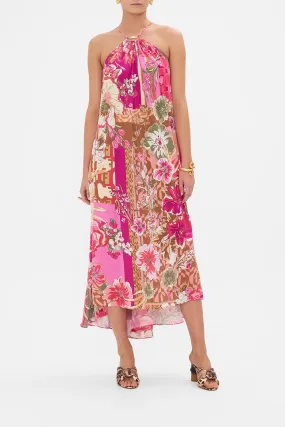 GATHER NECK HALTER MAXI DRESS A GIRL NAMED FLORENCE