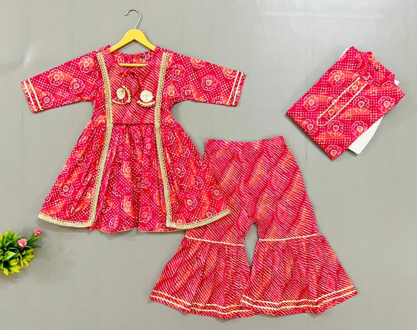 Grace Girls Kurti Sharara Set