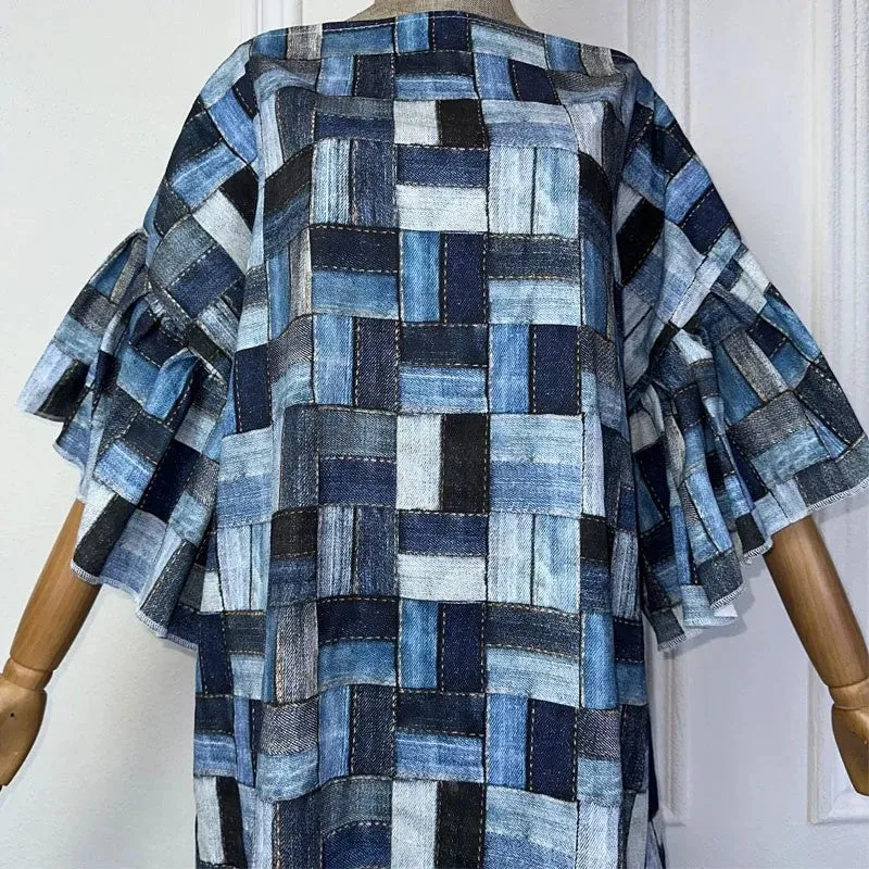 Harmony Patch Kaftan Dress