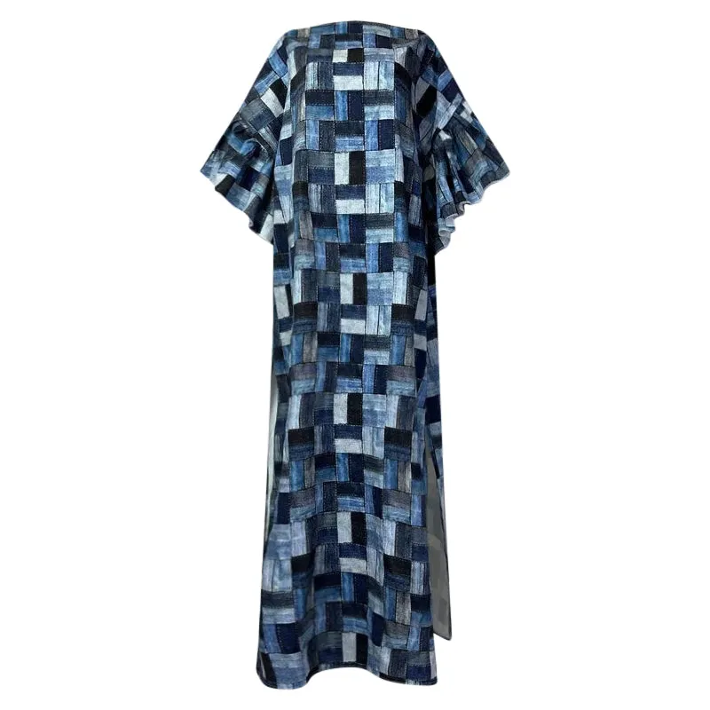 Harmony Patch Kaftan Dress
