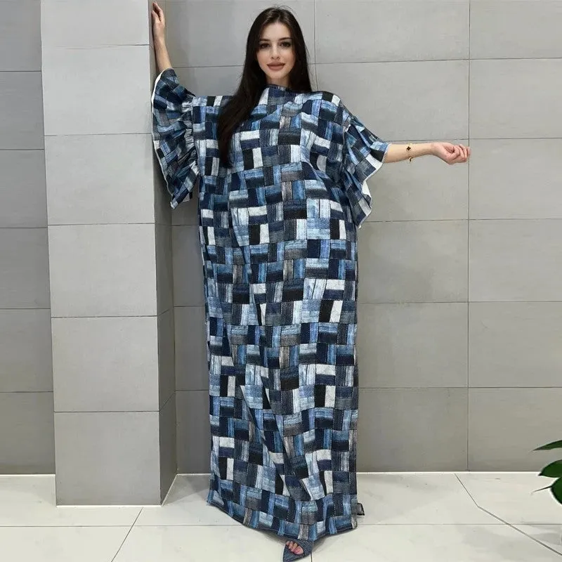 Harmony Patch Kaftan Dress