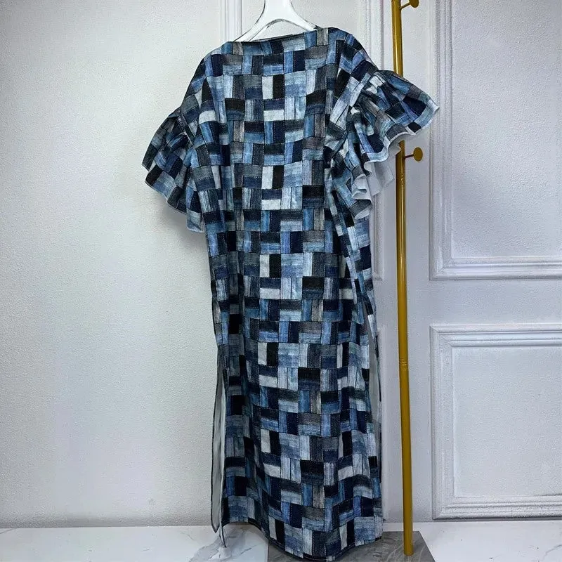 Harmony Patch Kaftan Dress