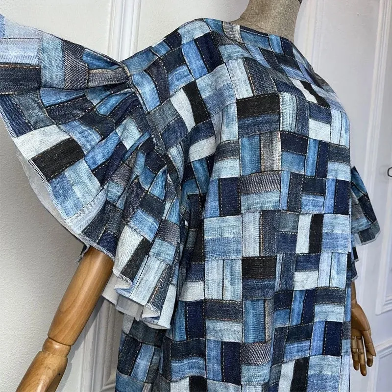 Harmony Patch Kaftan Dress