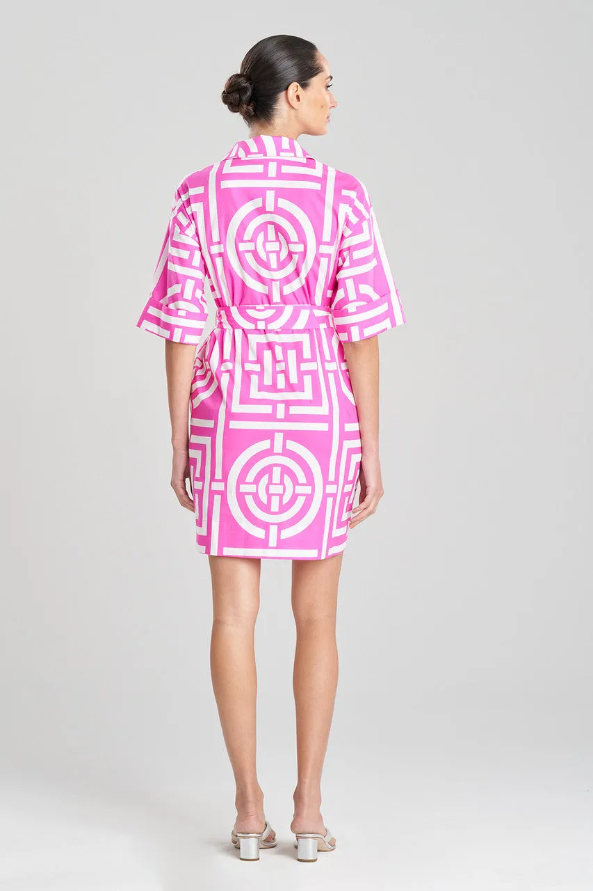 Infinity Cotton Poplin Belted Dress