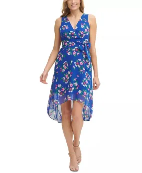 Jessica Howard Petite Printed High-Low Dress