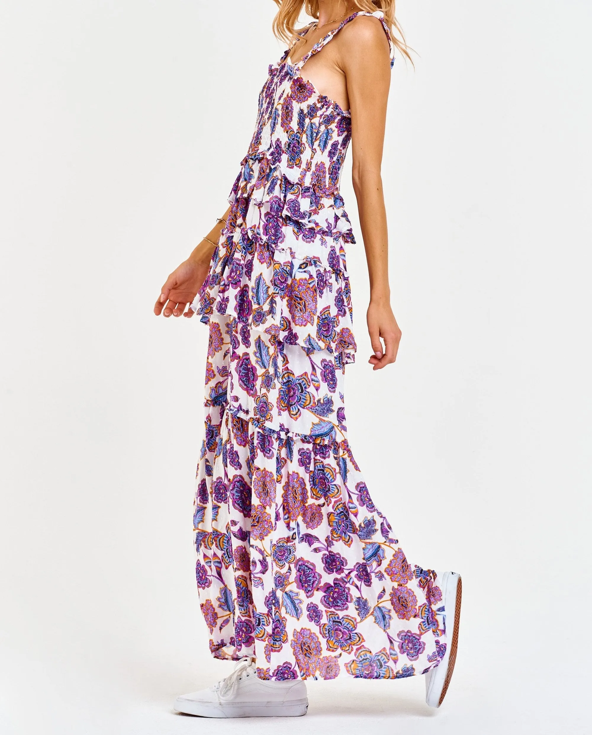 LIA RUCHED STRAP DRESS DAY DREAMER