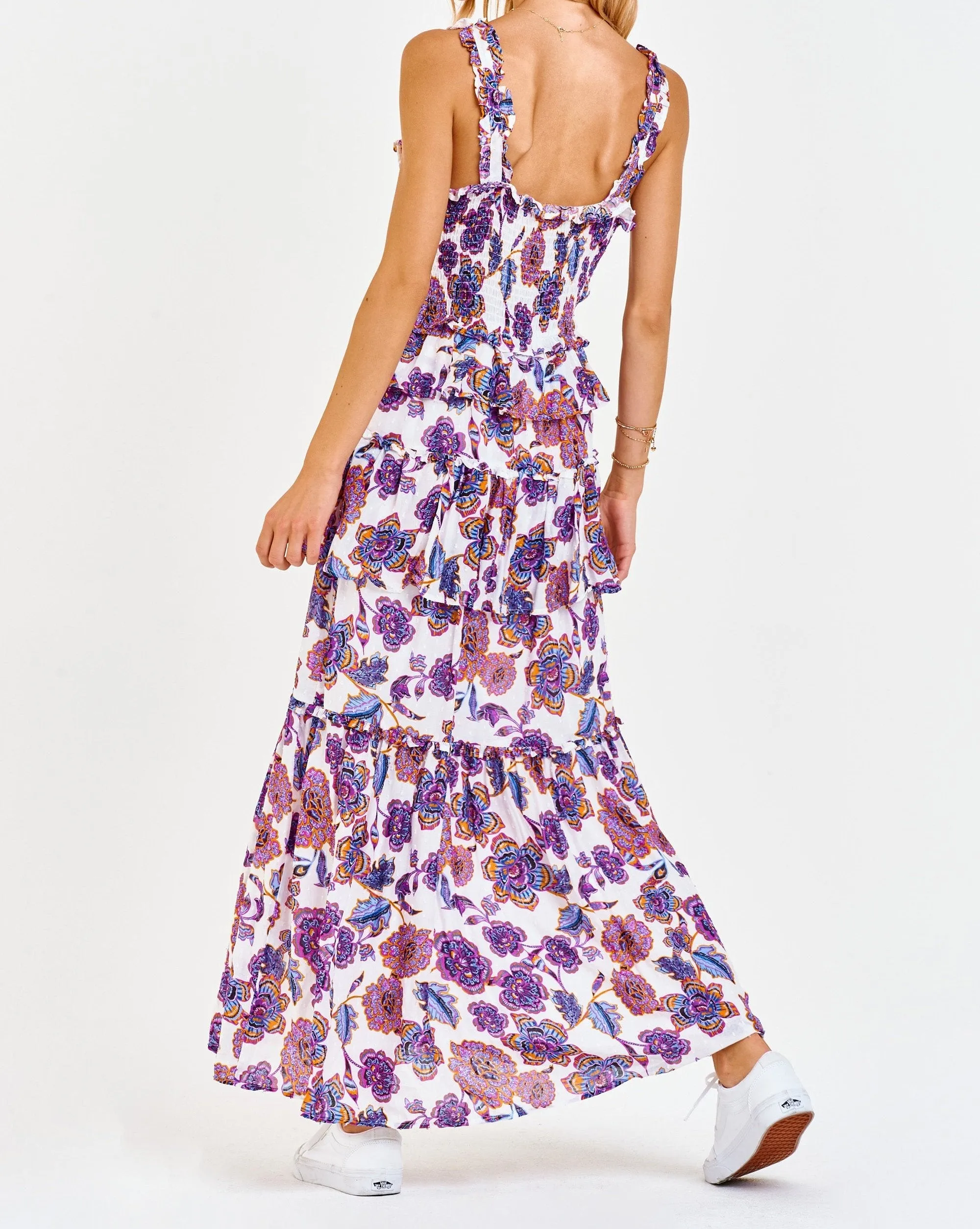 LIA RUCHED STRAP DRESS DAY DREAMER
