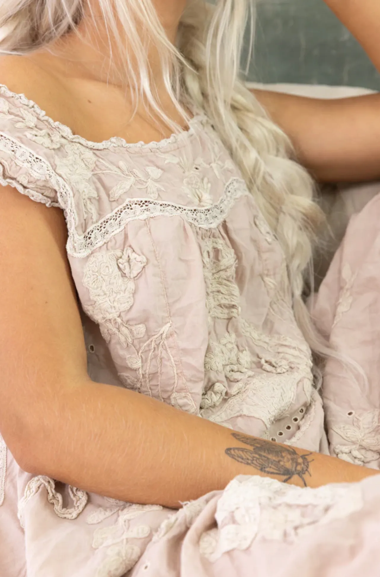 Magnolia Pearl DRESS 846 Tibi Lace Bow Dress