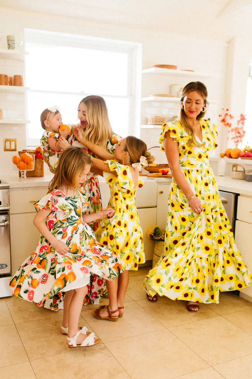 Mini Trixie Dress in Sunflower - FINAL SALE