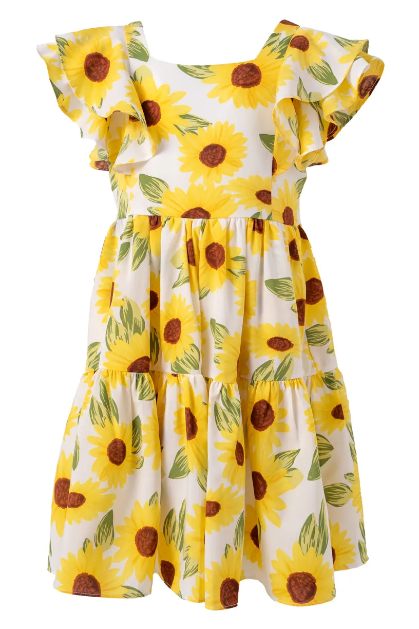 Mini Trixie Dress in Sunflower - FINAL SALE