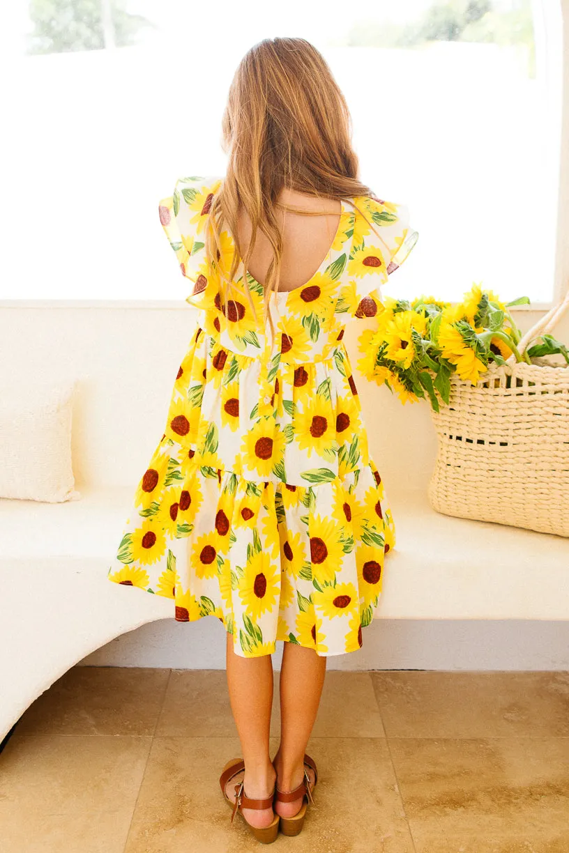 Mini Trixie Dress in Sunflower - FINAL SALE