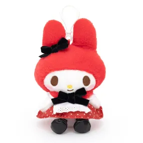 My Melody Retro Red Polka Dot Dress Plush Mascot Clip-On